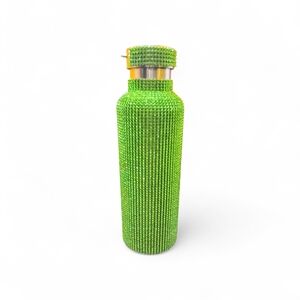 TOMO Green Rhinestone Water Bottle
